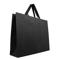 10x cadeautasjes Mat Zwart Extra groot