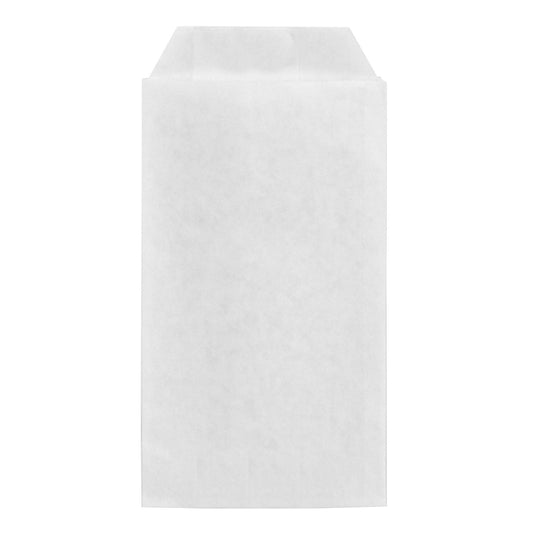 1000x Fourniturenzakjes wit 7x13cm