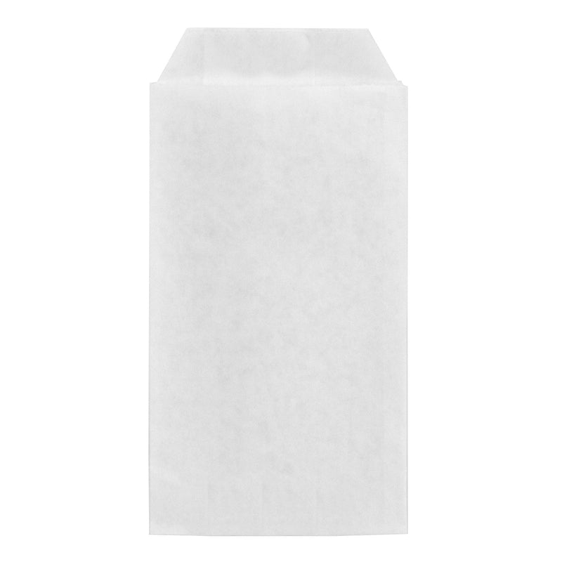 1000x Fourniturenzakjes wit 7x13cm