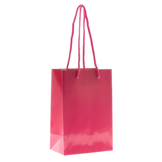10x cadeautasjes Fuchsia Extra klein