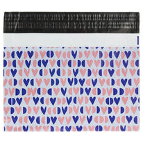 100x verzendzakken Happy Hearts Large Retoursluiting