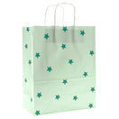 50x papieren tasjes  Stars A4