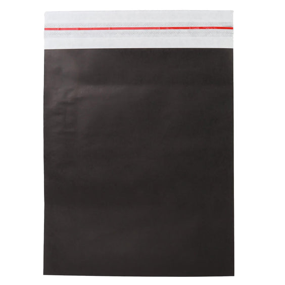 50x Papieren verzendzak Zwart  Medium