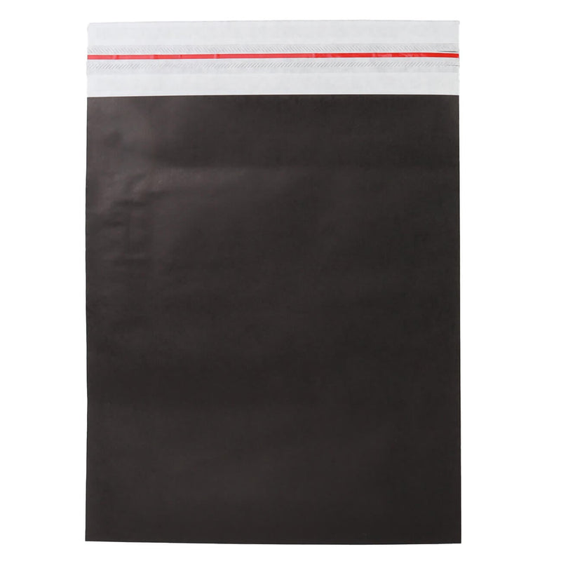 50x Papieren verzendzak Zwart  Medium