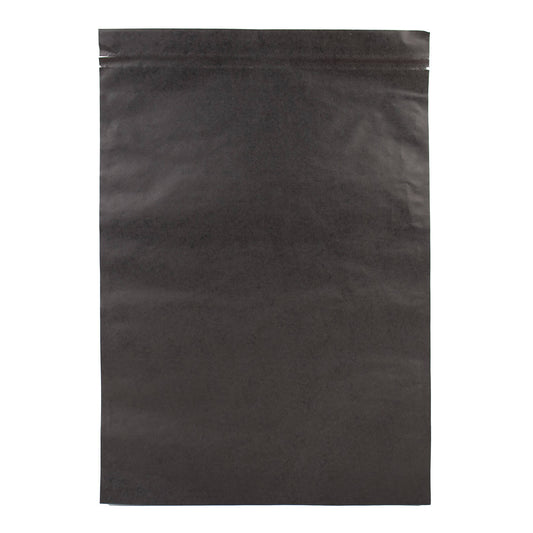 50x Papieren verzendzak Zwart Large