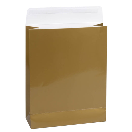 25x Cadeauzakken Goud Glossy Medium