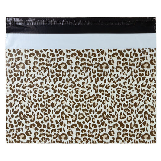 100x verzendzakken Leopard Large