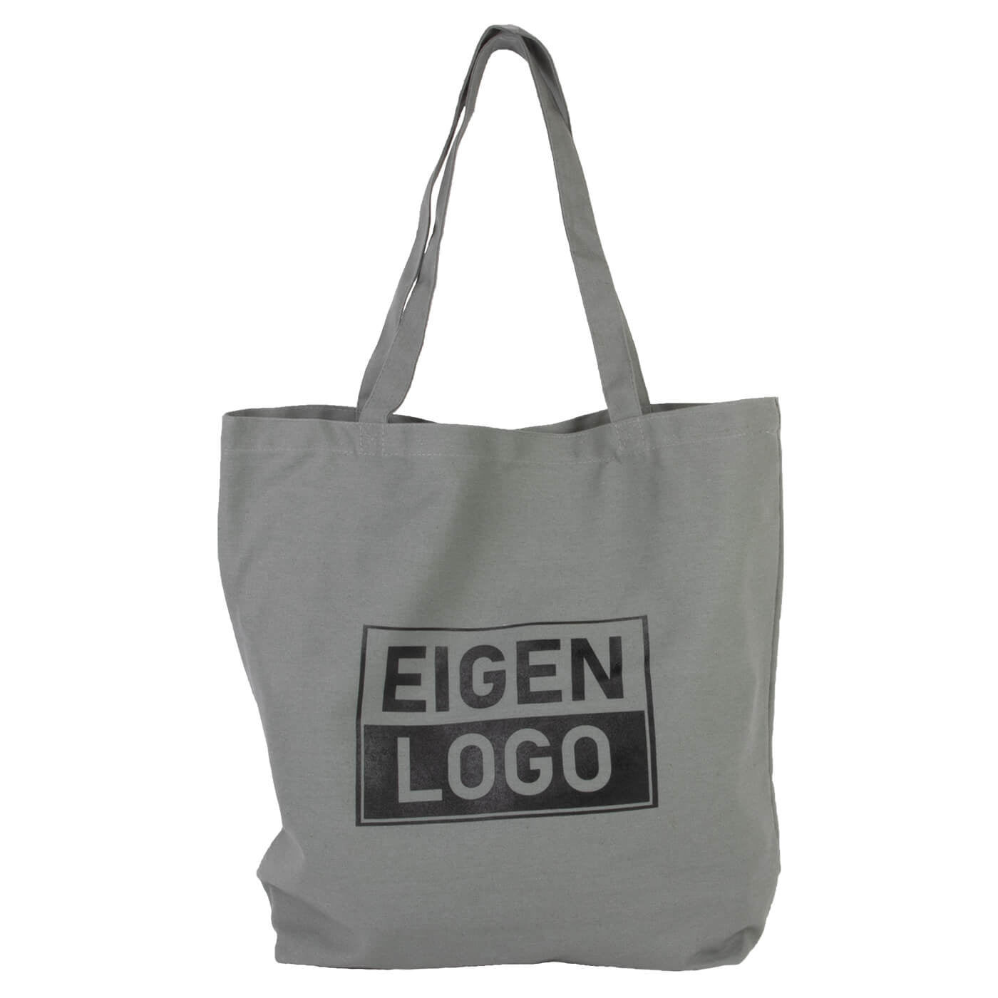 Katoenen tas bedrukken 54x48+14cm Grijs - Spoed