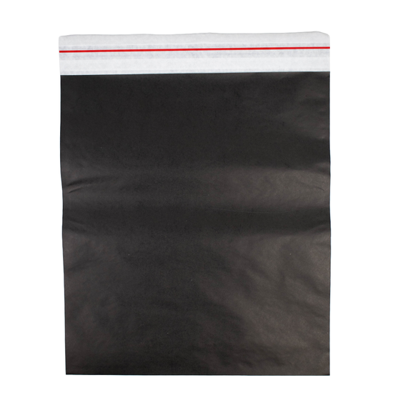 50x Papieren verzendzak Zwart XL