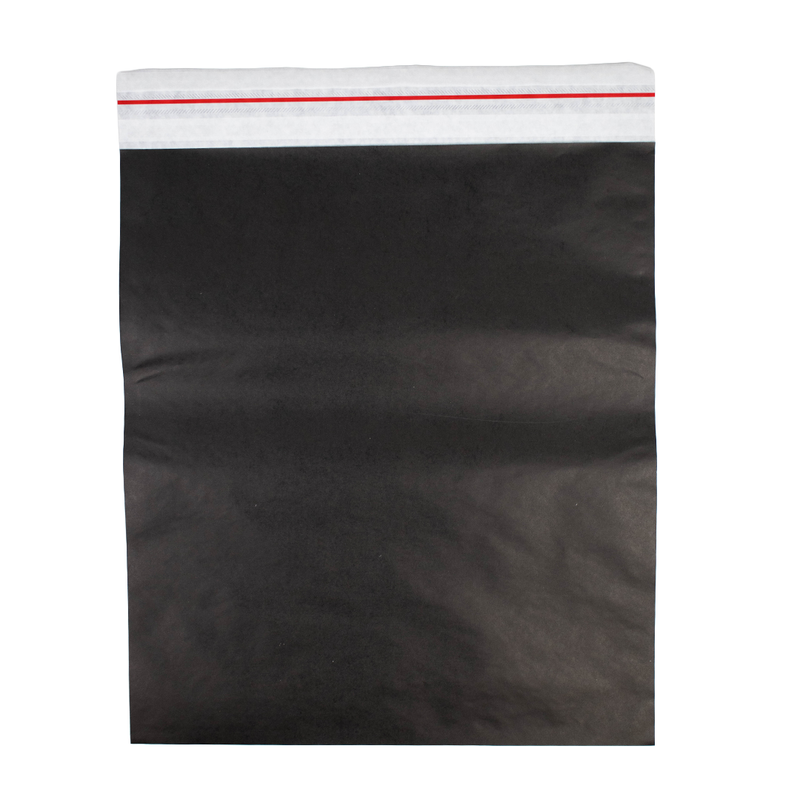 50x Papieren verzendzak Zwart XL
