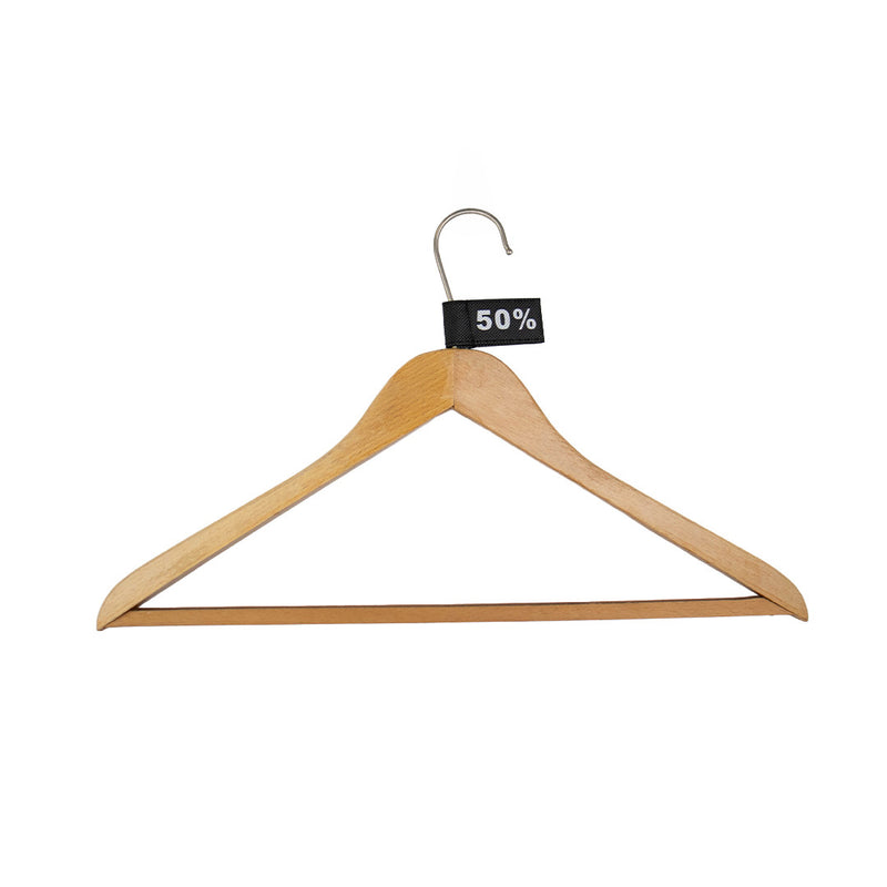 50x Kledinglabel 3x6cm - 50% zwart