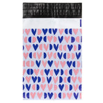 100x verzendzakken Happy Hearts Small Retoursluiting