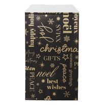 200x Papieren Zakjes Christmas International 12x19cm