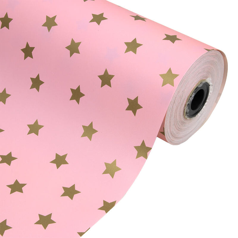 Inpakpapier Stars Gold - 50cm x 100mtr