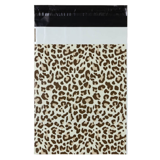 100x verzendzakken Leopard Small