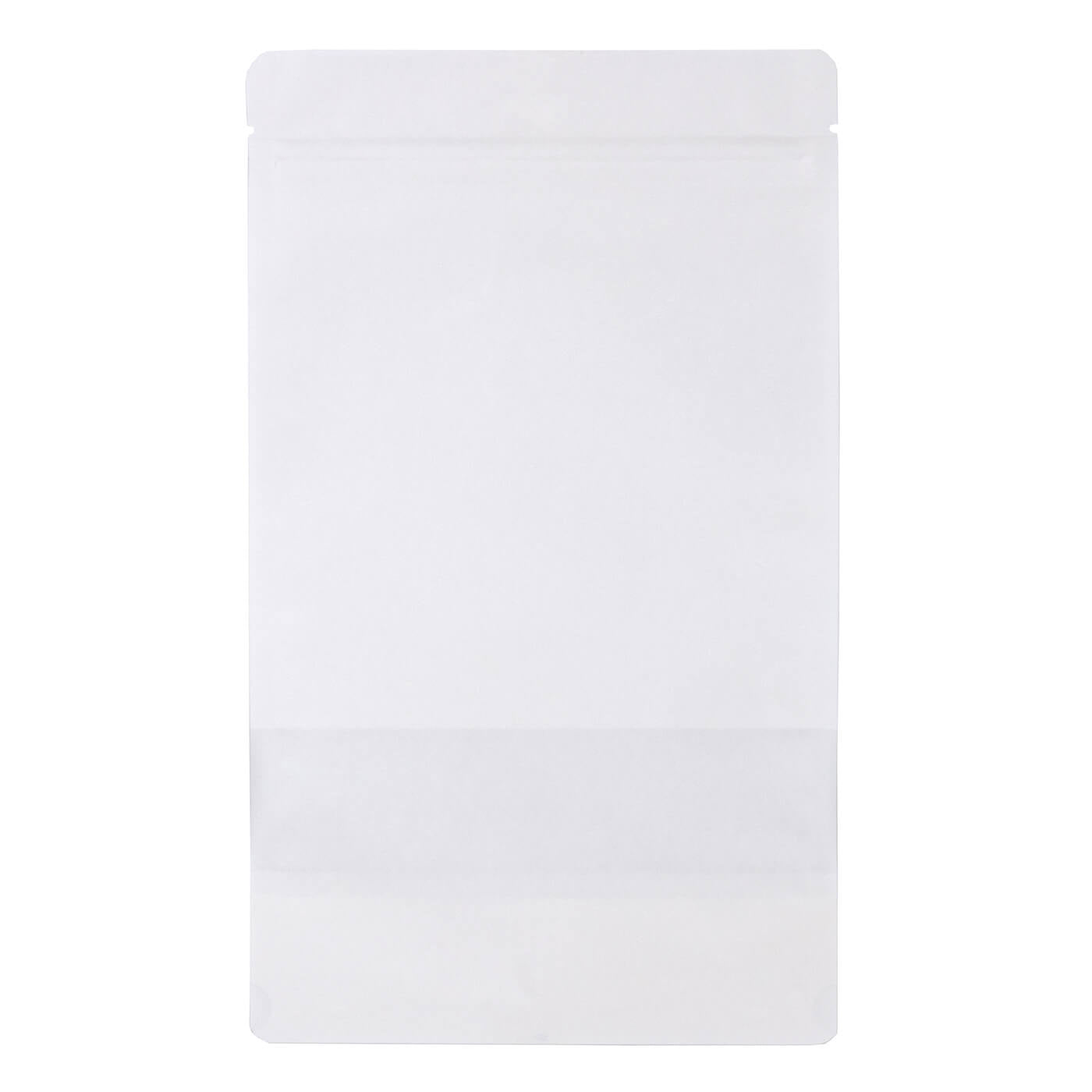 100x Stazakken met Venster Wit 16x27cm