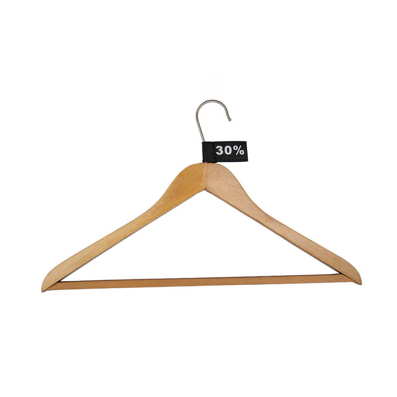 50x Kledinglabel 3x6cm - 30% zwart