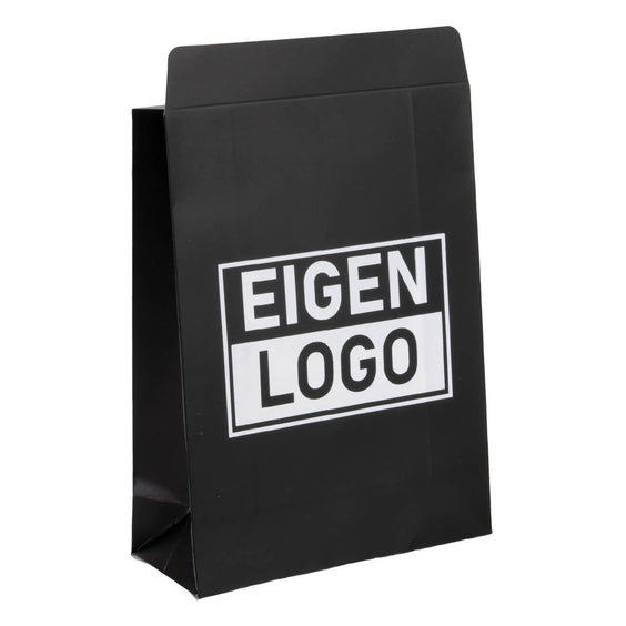 Papieren zakken bedrukken Zwart Small
