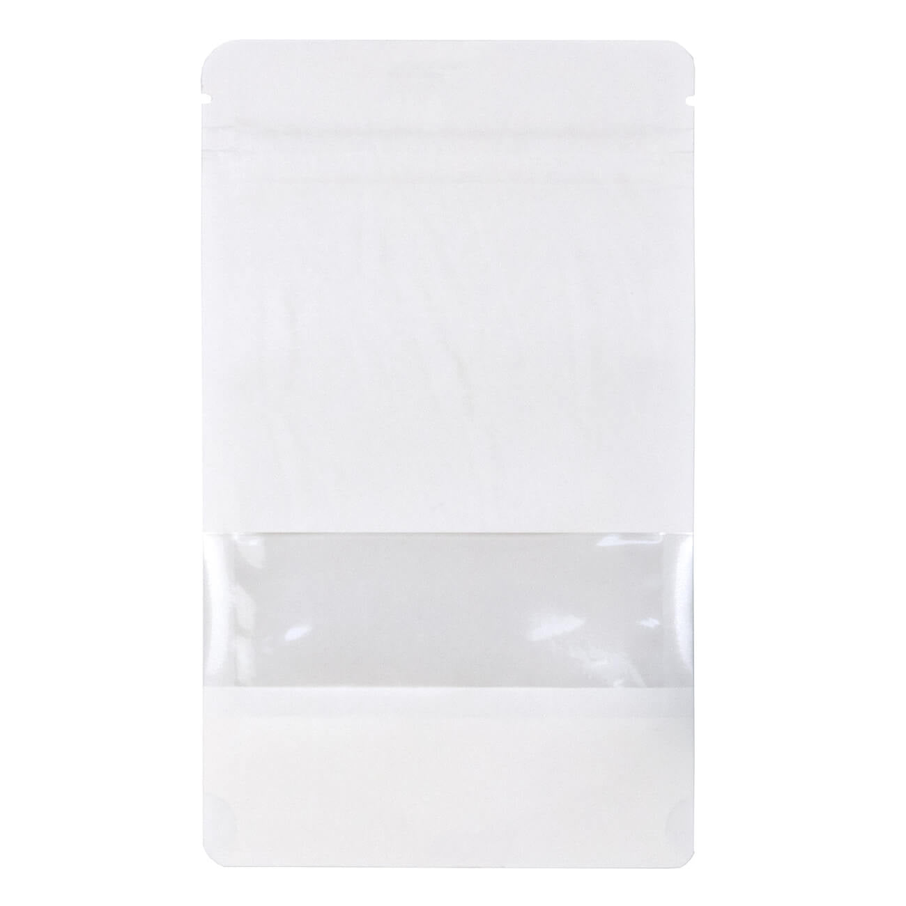 100x Stazakken met Venster Wit 11x18,5cm