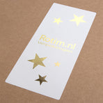 Sluitstickers laten drukken - Metallic