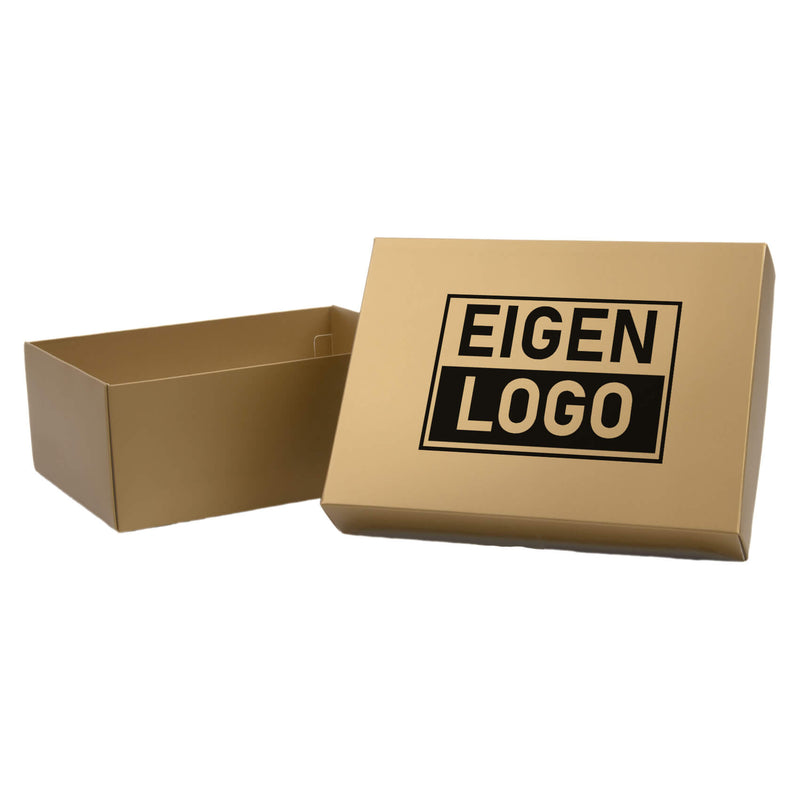 Geschenkdoos bedrukken Goud 200x150x80mm