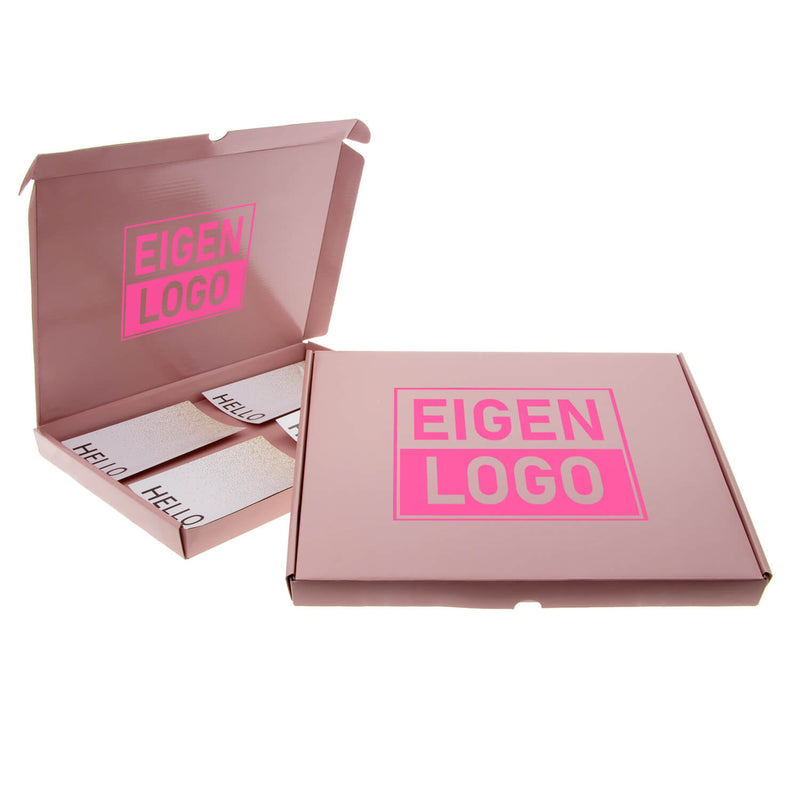 Brievenbusdozen  bedrukken met NEON - Roze A4