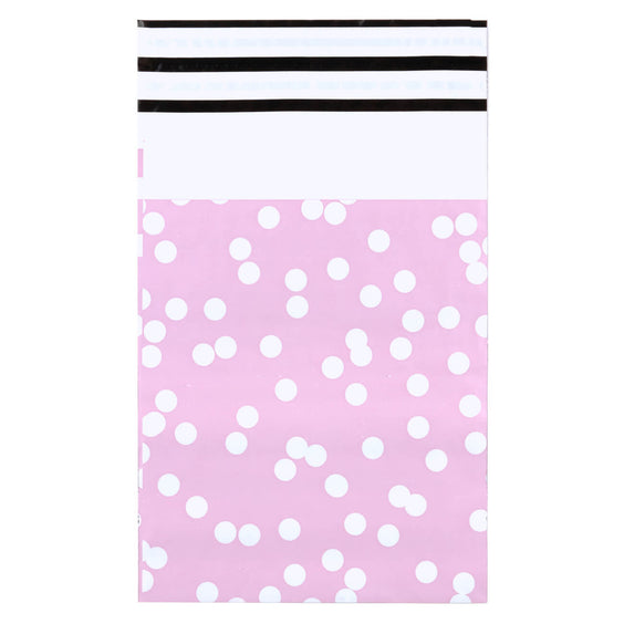 100x verzendzakken Dots Roze Small