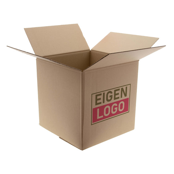 Dozen bedrukken Bruin 300x300x300mm