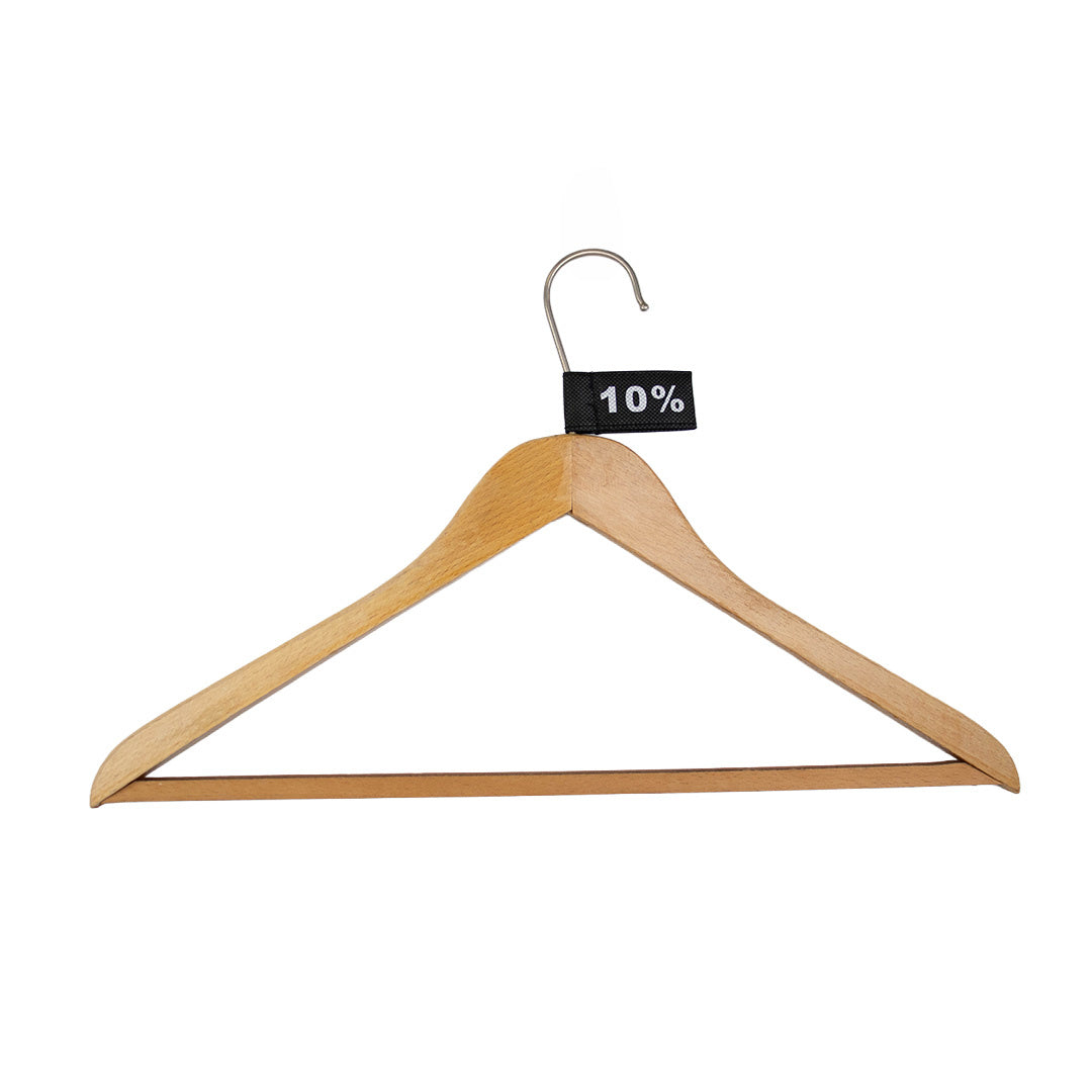 50x Kledinglabel 3x6cm - 10% zwart