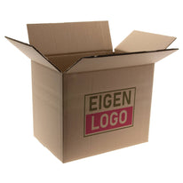 Dozen bedrukken Bruin Dubbelgolf 360x280x260mm