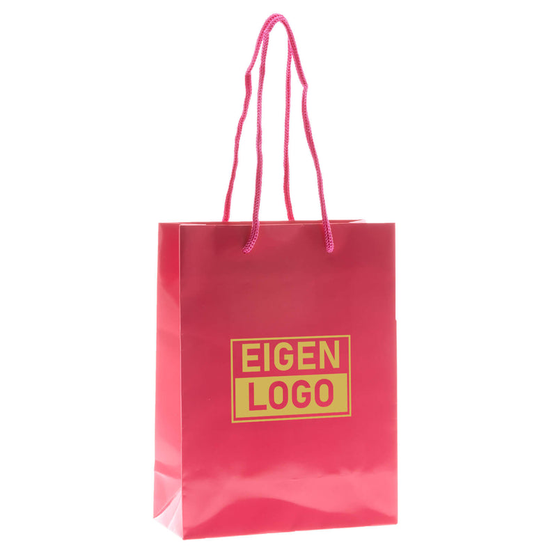 Cadeautasje bedrukken Fuchsia A5