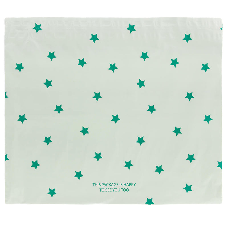 100x verzendzakken Stars Large Retoursluiting
