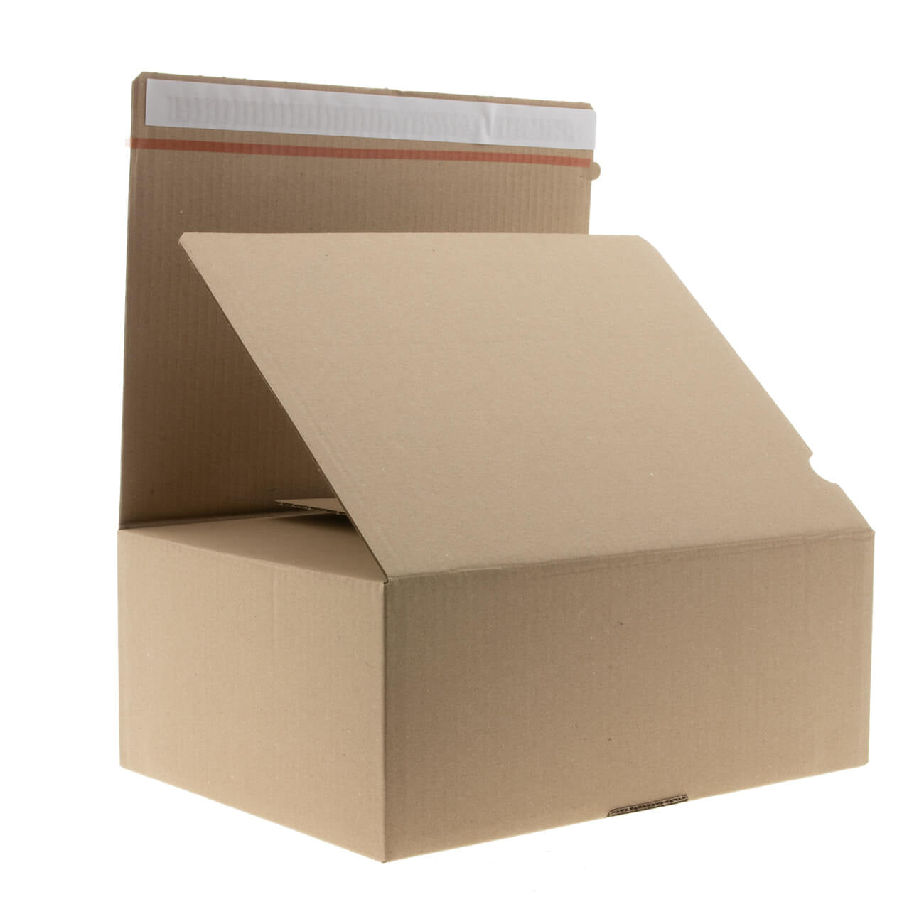 Autolock dozen bedrukken - Bruin 350x256x135mm