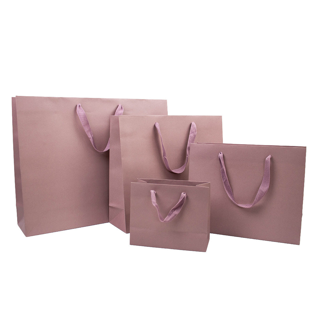 10x cadeautasjes Dusty Rose Extra groot