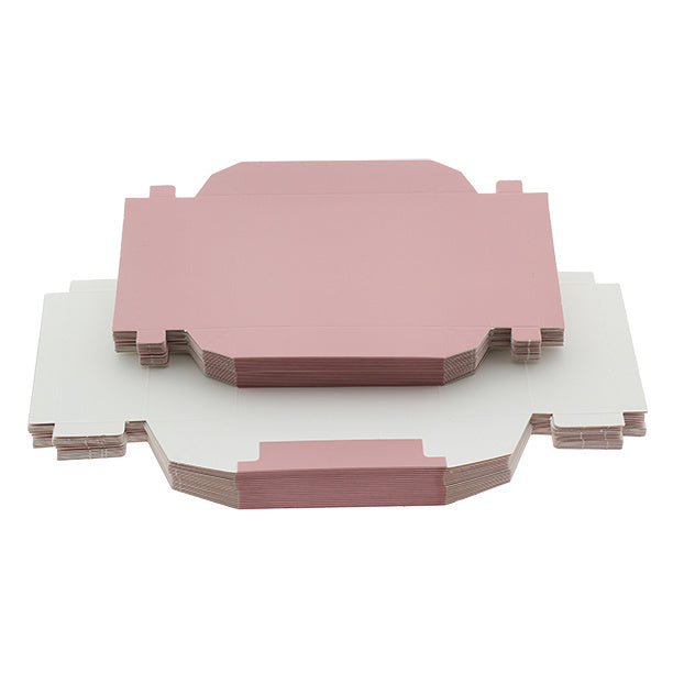 20x Geschenkdoos Mat Roze 125x125x55mm