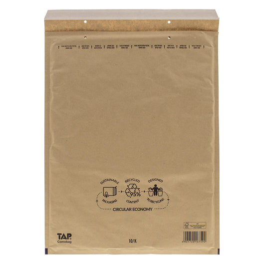 100x bubbel envelop K Bruin binnenmaat 37x48cm