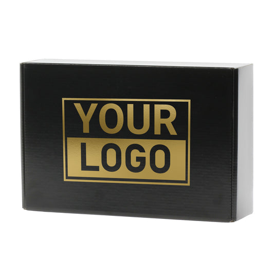 Postdozen bedrukken Zwart 280x190x75mm