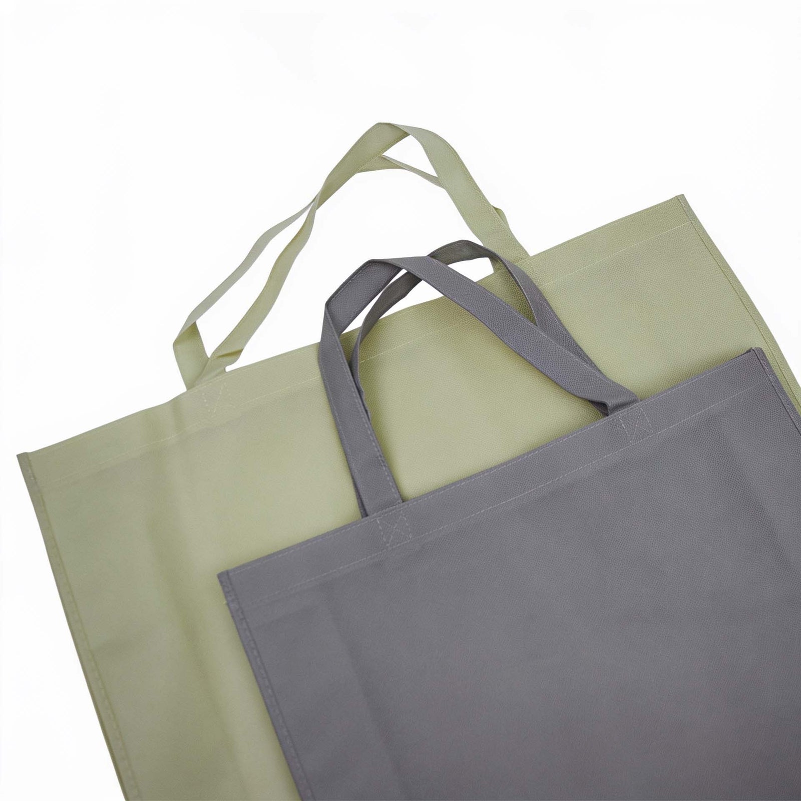 10x Shopper Groen non woven 54x14x45cm