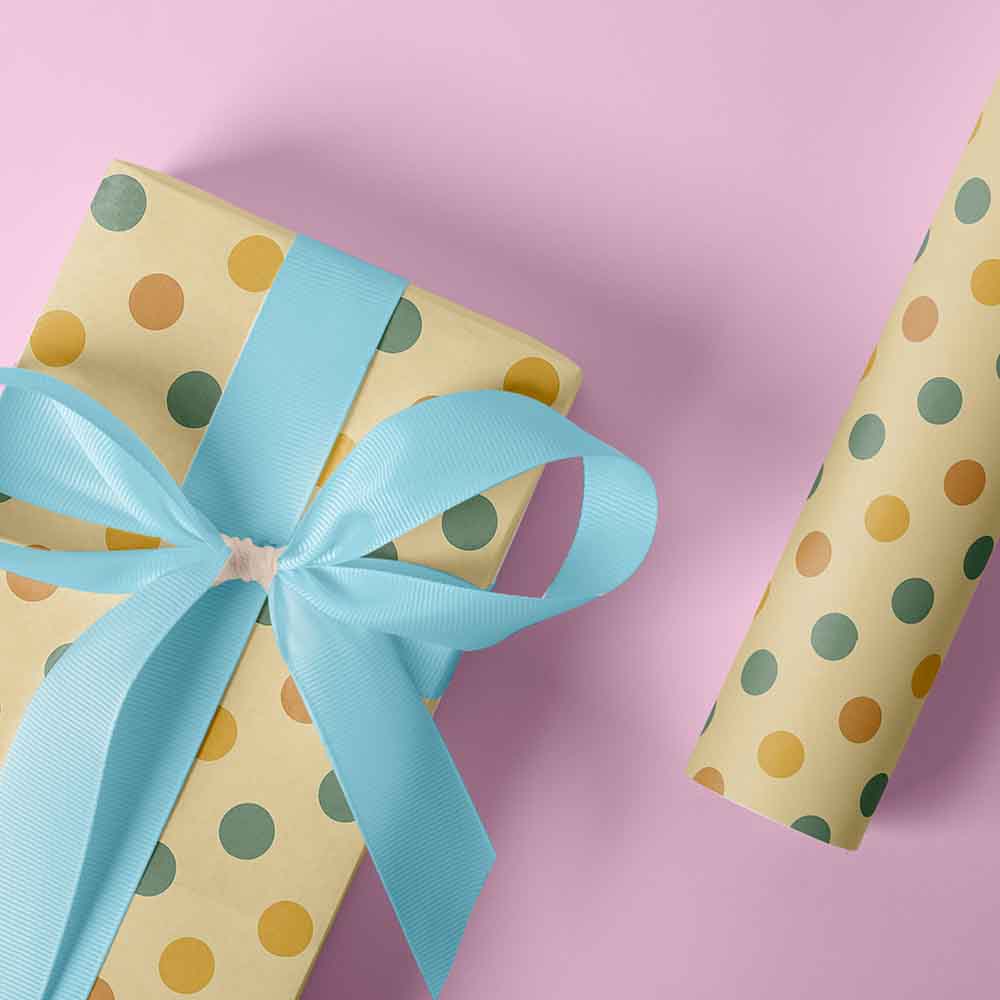 Inpakpapier Calm Confetti 30cm x 200mtr