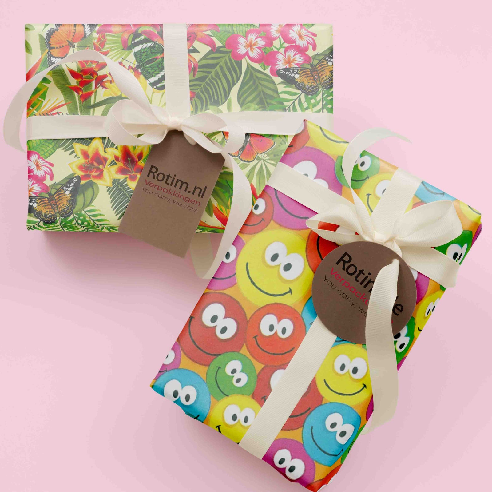 Inpakpapier Smileys 30cm x 200mtr