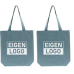 Katoenen tas bedrukken 38x42+10cm Blauw - Spoed