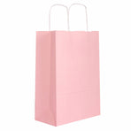 50x papieren tassen Licht roze in diverse formaten