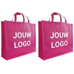 Shopper bedrukken Fuchsia non woven 54x14x45cm - Spoed