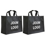 Shopper bedrukken Zwart non woven 32x12x25cm - Spoed