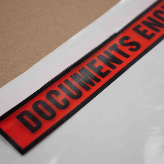 1000x Paklijstenveloppen "Documents Enclosed" A6