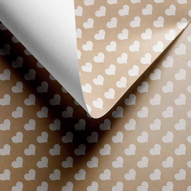 Inpakpapier Heart Confetti 50cm x 200mtr