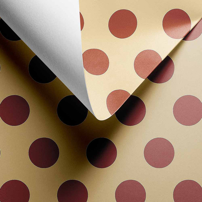 Inpakpapier Rusty Dots 50cm x 200mtr