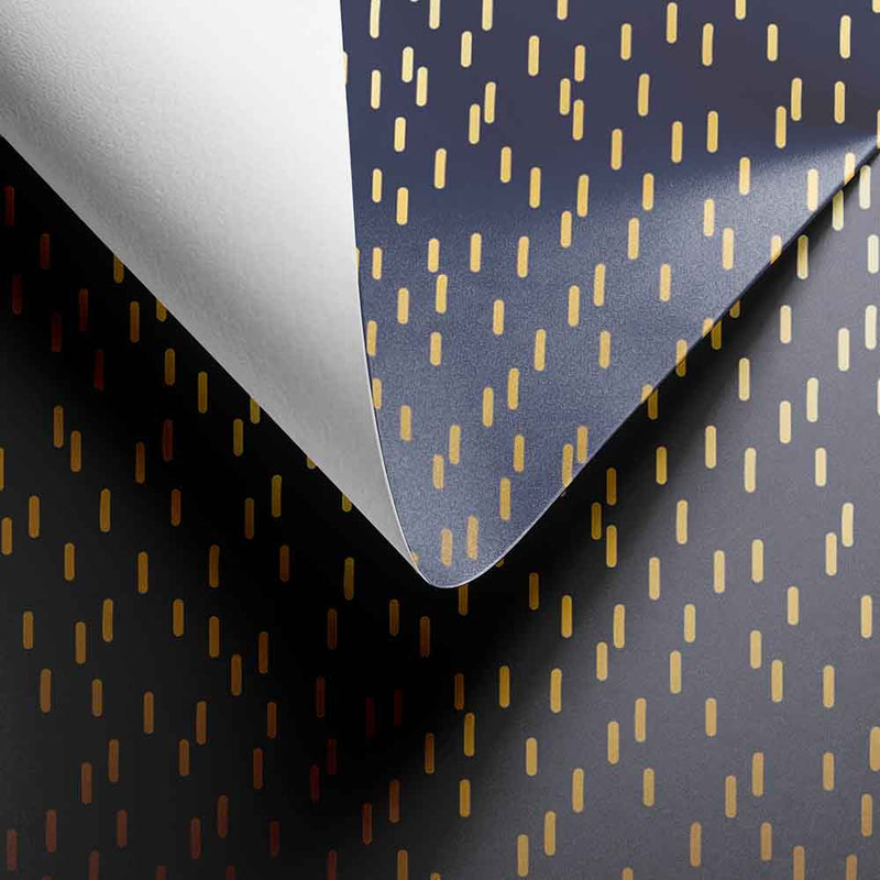 Inpakpapier Midnight Drizzle 30cm x 100mtr
