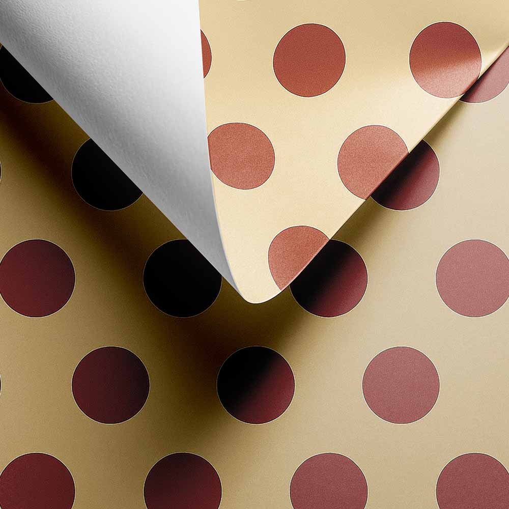 Inpakpapier Rusty Dots 30cm x 200mtr