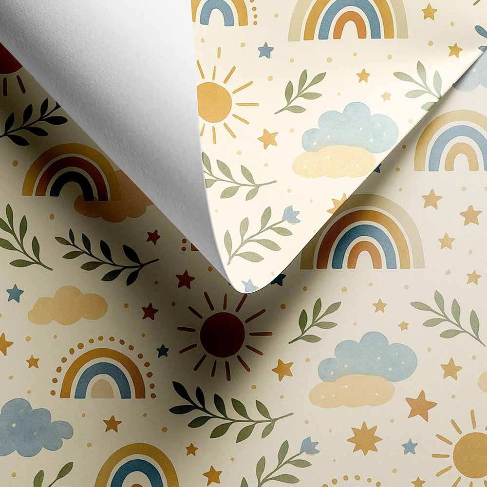 Inpakpapier Boho Sky 50cm x 200mtr